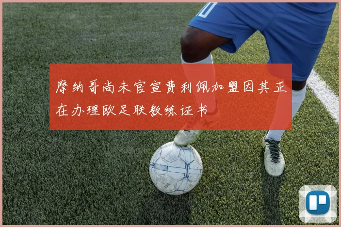 摩纳哥尚未官宣费利佩加盟因其正在办理欧足联教练证书